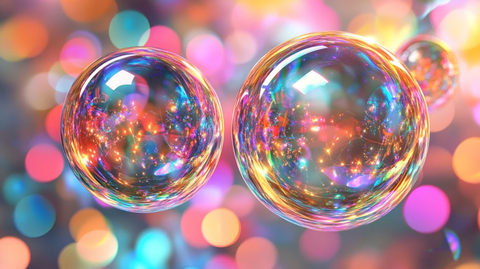 绚丽气泡背景壁纸素材