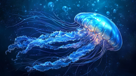 海洋生物梦幻水母