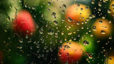 玻璃水珠设计壁纸