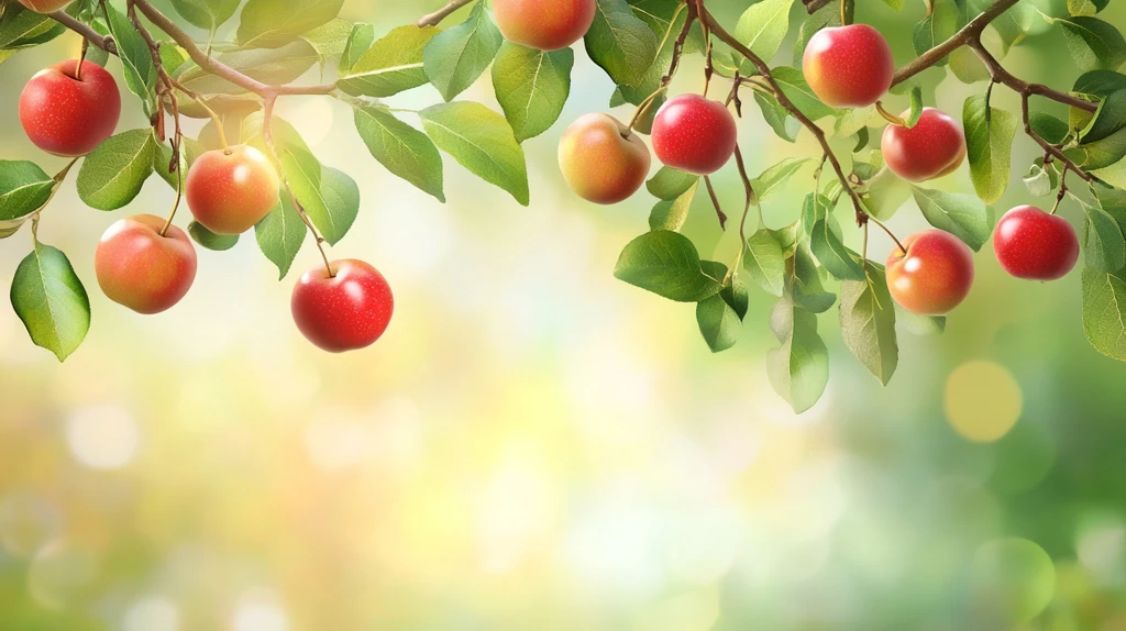 高清植物果实小红果树
