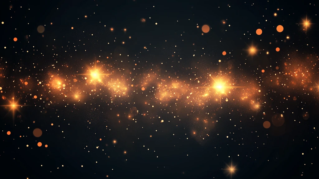 虚化光点光晕星光背景