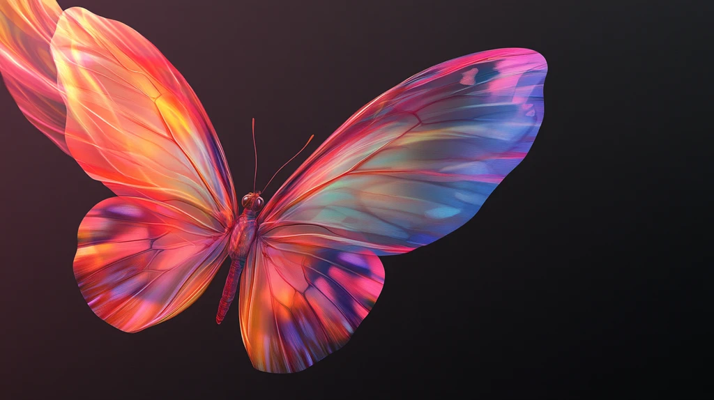 绚丽质感蝴蝶