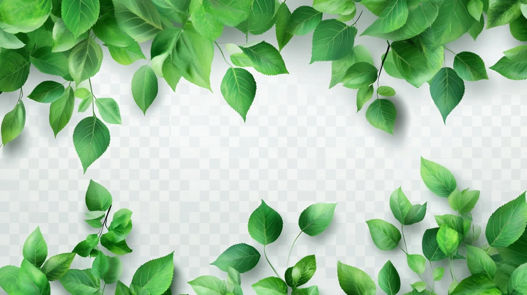绿叶背景设计素材