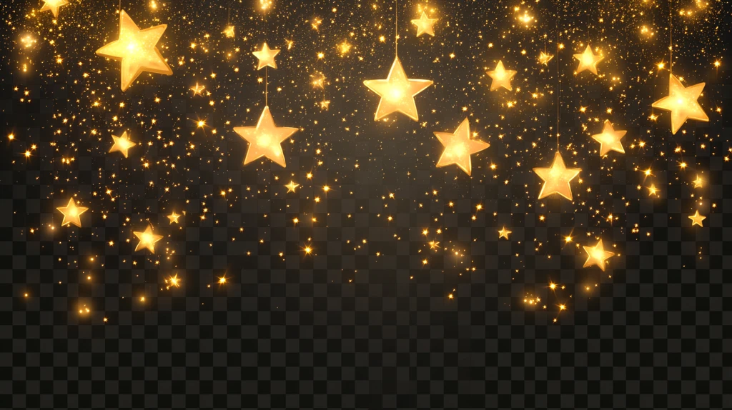 金色星星幕