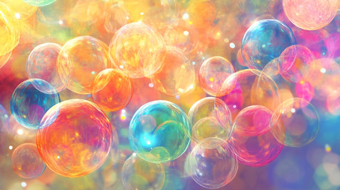 绚丽气泡背景壁纸素材