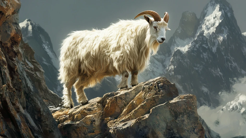 阿尔巴斯羊插画