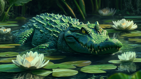 鳄鱼3d画