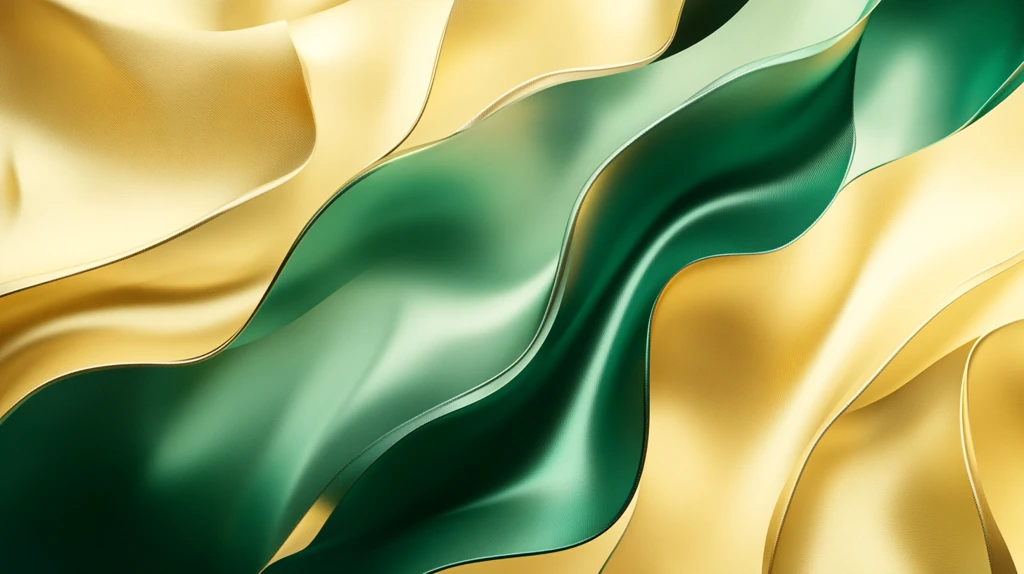 金色抽象流体纹理背景