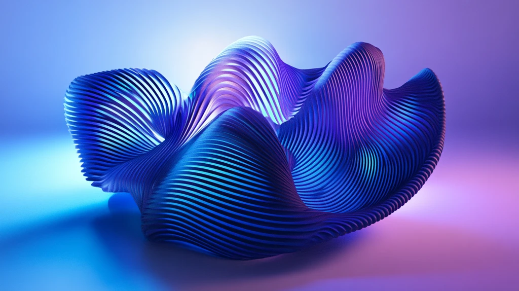 立体渐变发光体设计