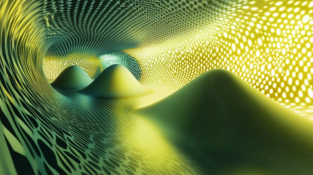 金色山脉立体山脉