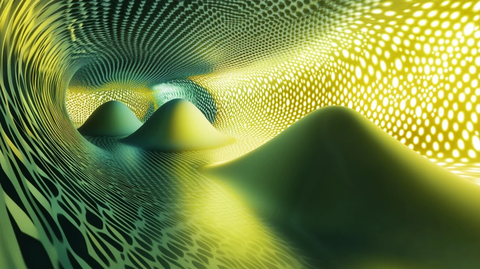 金色山脉立体山脉