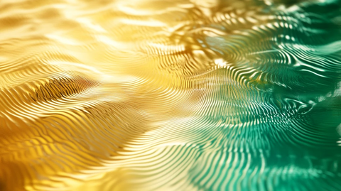 金色山脉立体山脉