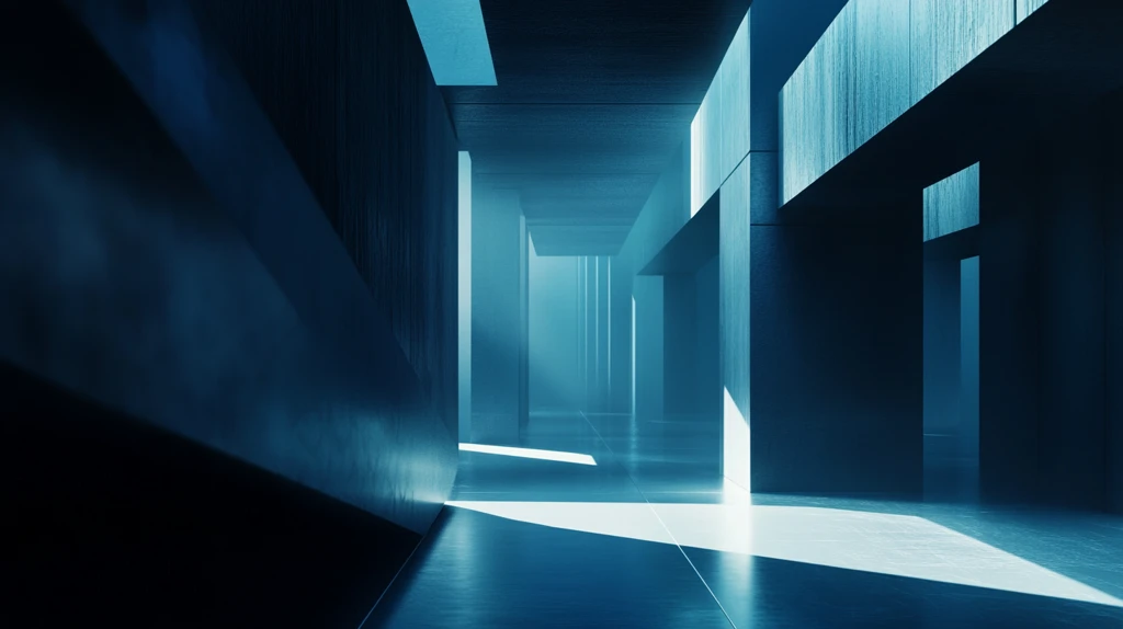 大型通道走廊背景