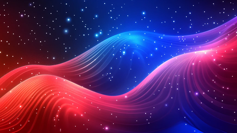 红蓝渐变科技背景