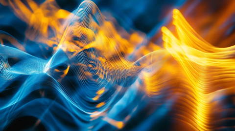 幻彩流体抽象线条背景