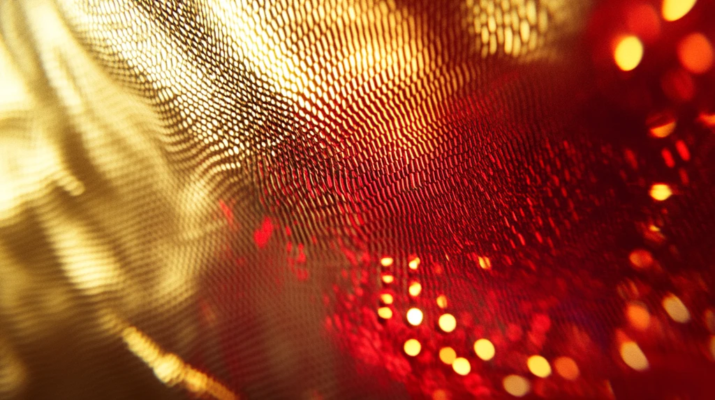 金色梦幻灯光红色