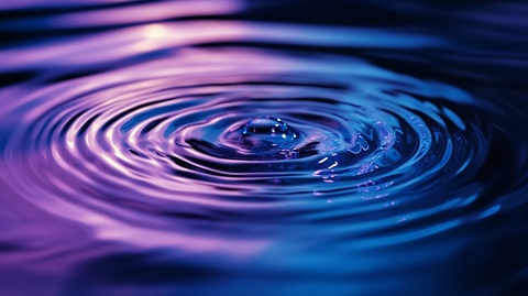 概念涟漪水滴海报