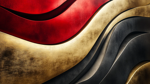 蓝色红色金色背景