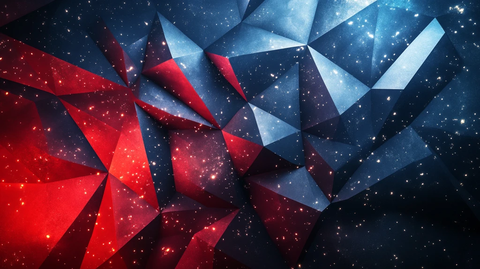 红黑立体背景钻石色彩