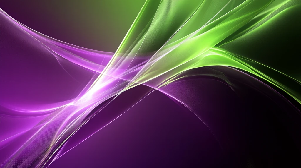 紫色绿色动感曲线