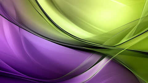 紫色绿色动感曲线
