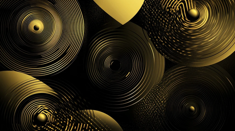 黑金渐变创意背景