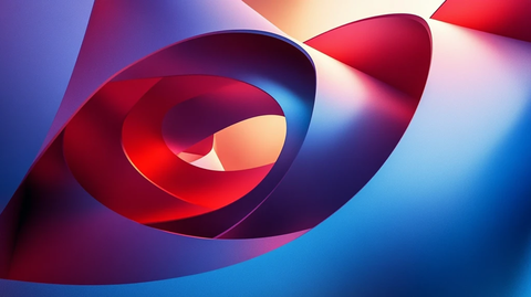 立体渐变发光体设计