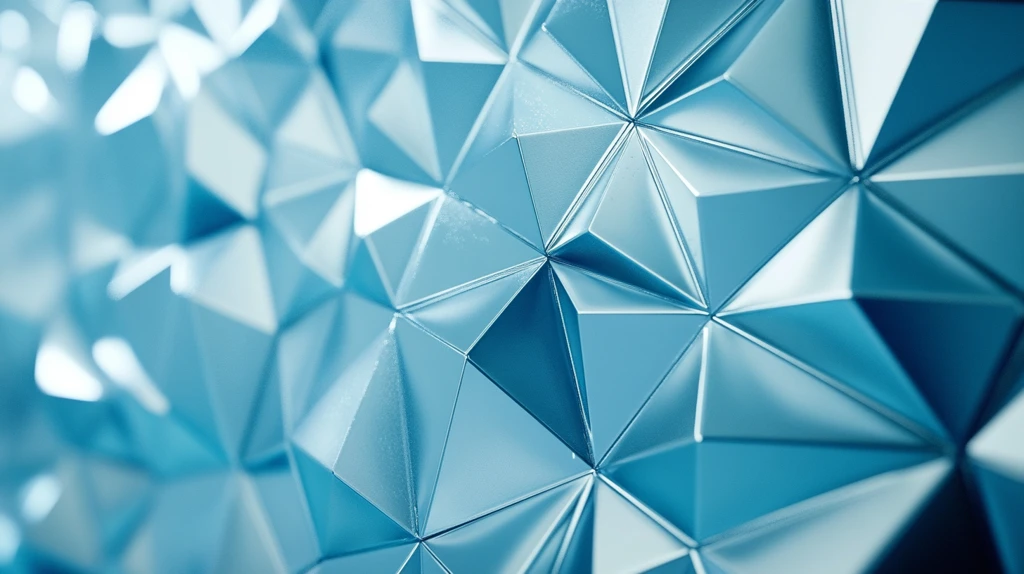 酷炫蓝水晶立体背景