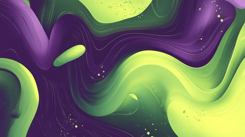 紫色梦幻流体画背景