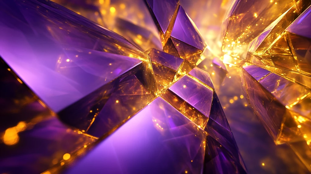 紫水晶立体感背景