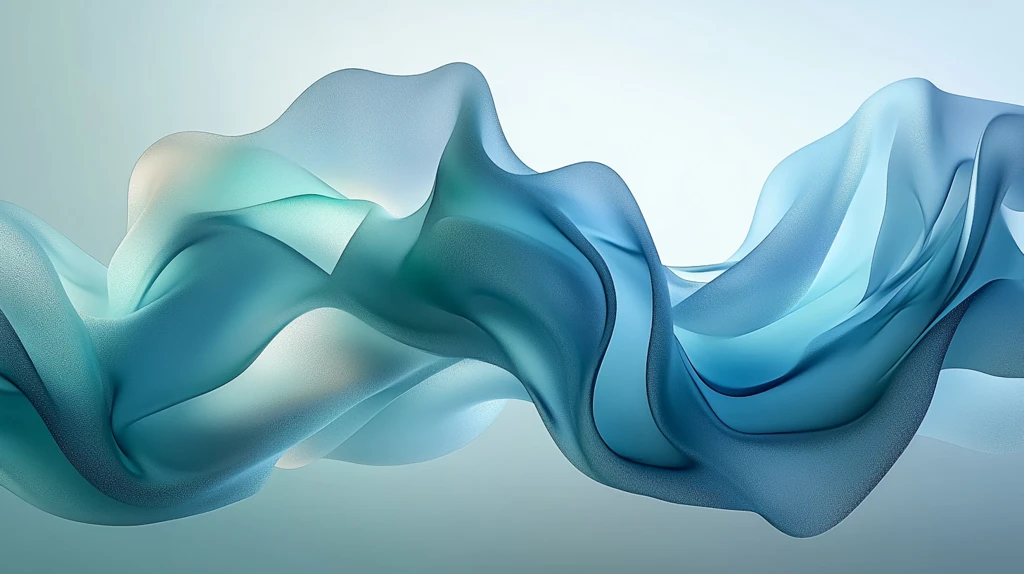 曲线线条丝带飘带流体