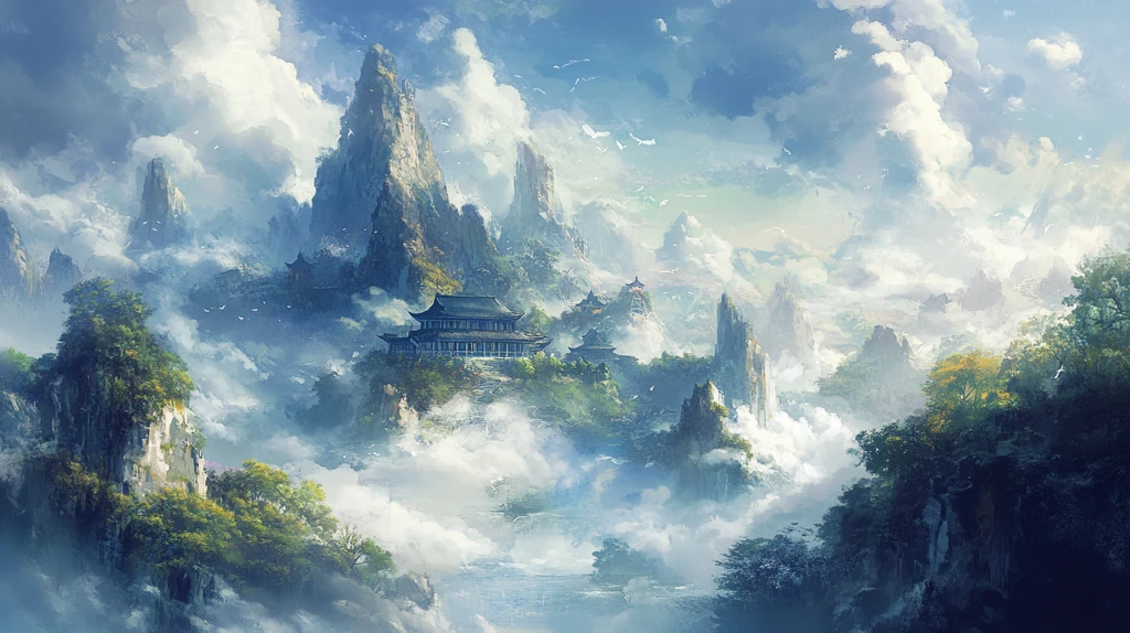 古风仙境天上宫阙