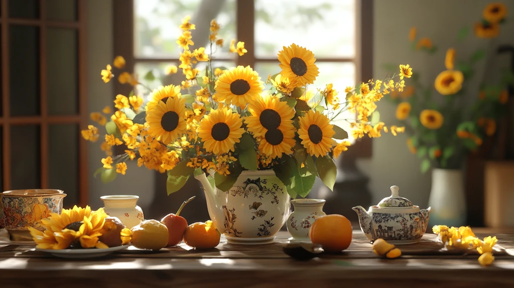 向日葵花艺素材