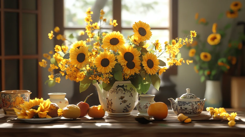 向日葵花艺素材