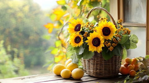 黄色太阳花壁纸