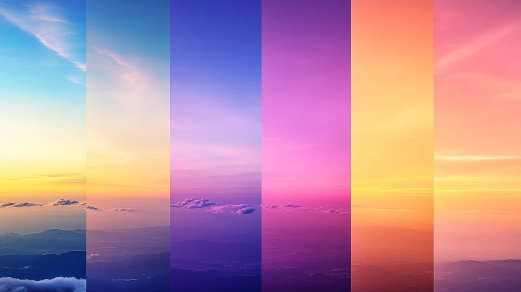 渐变图片渐变唯美