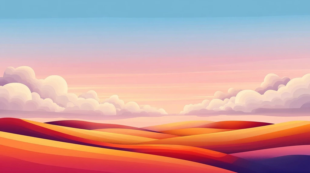 阿拉善插画宣传背景