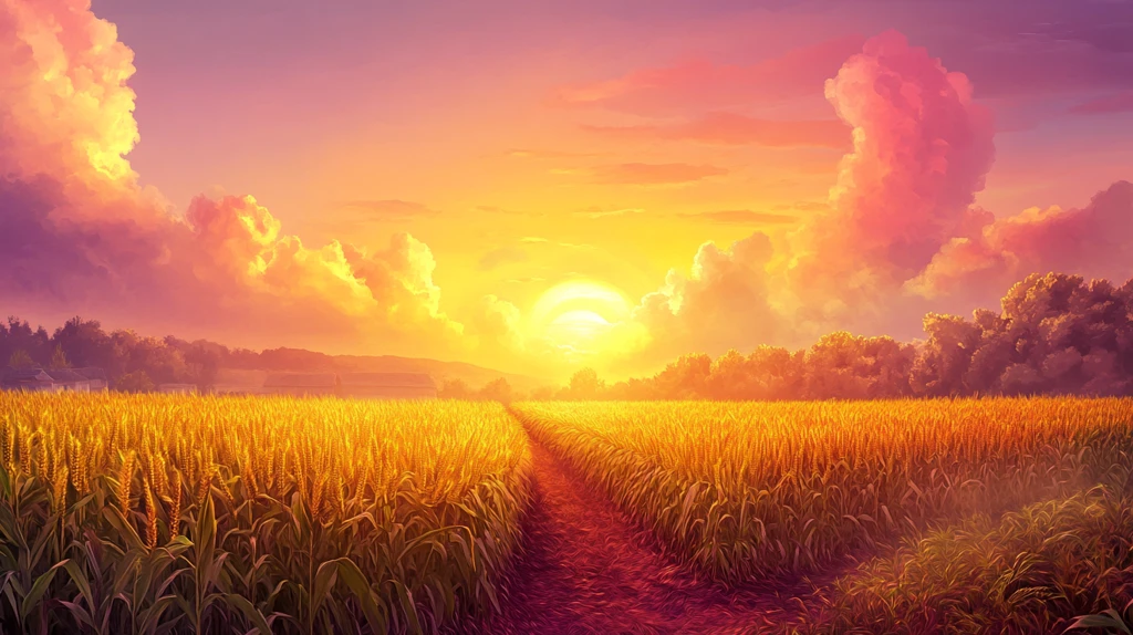 超宽幅田园景色