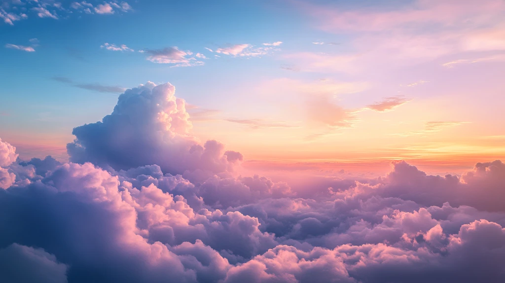 云端晨曦与海天一线