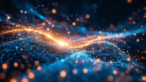 网点创意特效背景