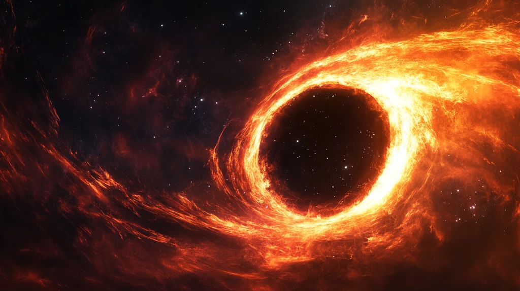 宇宙黑洞背景海报