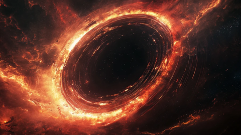 宇宙黑洞背景海报