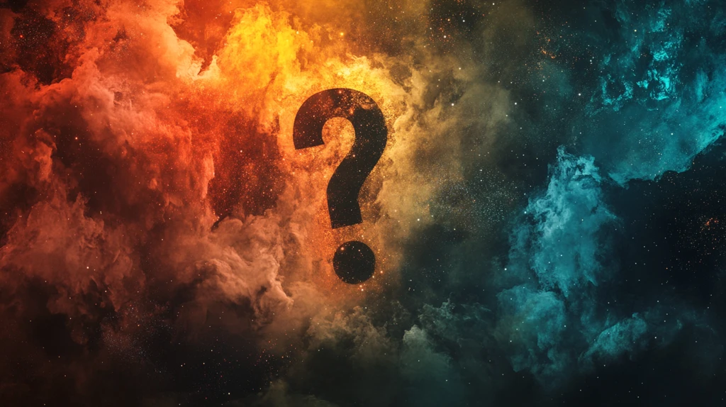 素材问号背景图