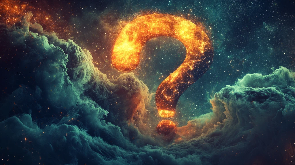 素材问号背景图