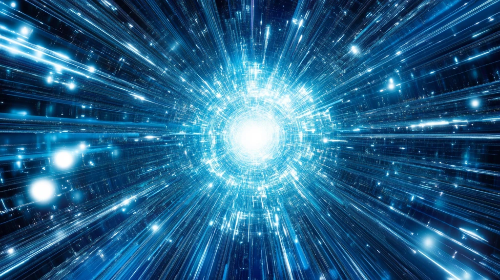 科技光线汇聚背景