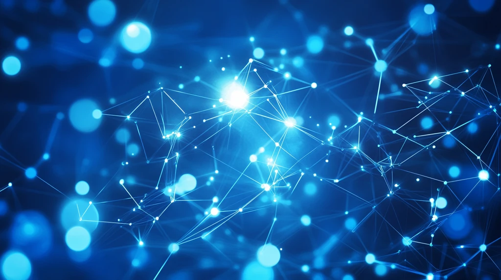 蓝色科技信息网络光线