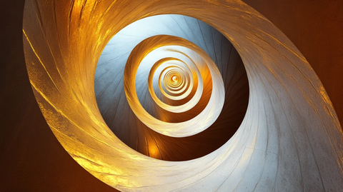 暖色螺旋背景