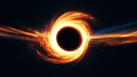 宇宙黑洞背景海报