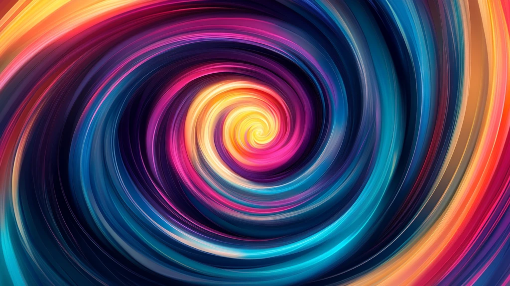 炫彩旋转扩散背景
