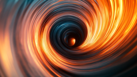 暖色螺旋背景
